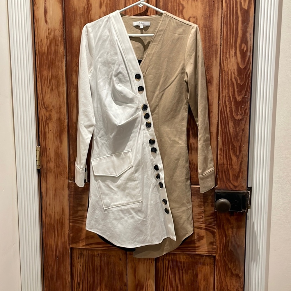 Tibi button down dress